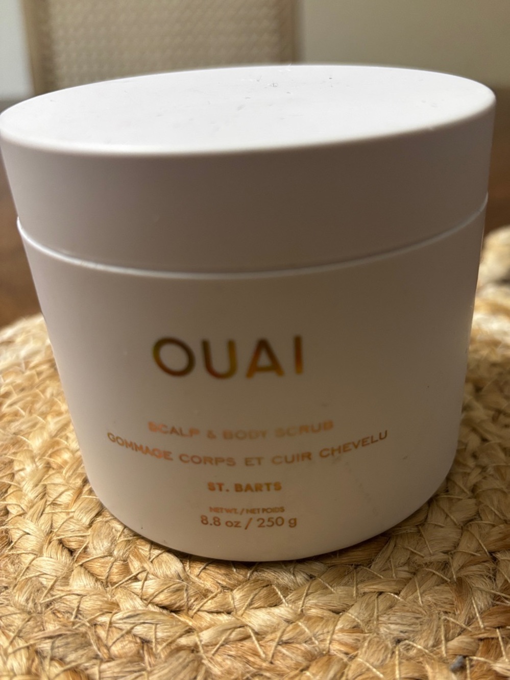 OUAI Scalp & Body Scrub - St Barts scented.